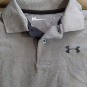 Boys collared underarmour shirt